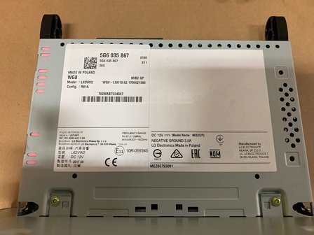 VW Golf 7 Nieuw New Radio Composition Colour SD 5G6035867