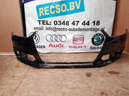 Audi A1 8XA Voorbumper Zwart Metallic 8XA807437