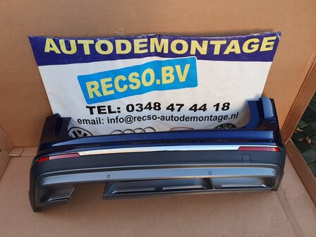 Tiguan Achterbumper Bumper Atlantic Blue Metallic LC5B