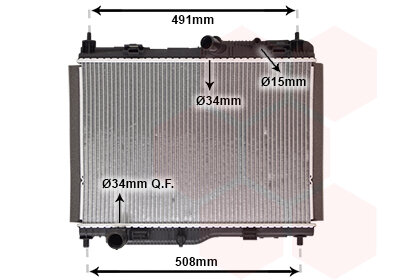 Ford Fiesta Radiateur Nieuw 2375964 1.0 EcoboostAT