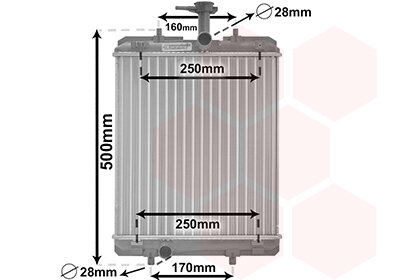 Toyota Aygo Peugeot Citro&euml;n Radiator 16400-0Q020