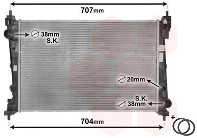 Fiat Punto Radiateur 51896964 1.4/1.4 Turbo 2012+ Nieuw 