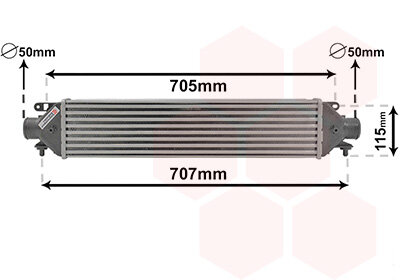 Fiat Punto intercooler 51896964 0.9 2012+ 