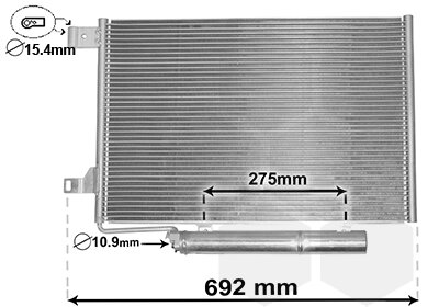 Mercedes A Klasse Airco Condensor A169-500-0054