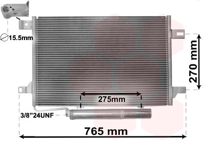 Mercedes A Klasse Airco Condensor A169-500-1254