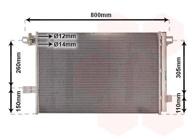 T6 Transporter Airco Condensor 7E0820411F 7E0820411F