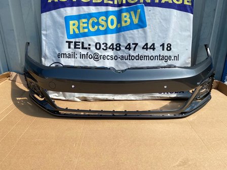 VW Golf 7,5 GTE Voorbumper 4x PDC facelift LR7H 5GE807221D