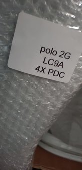 Polo 2G Achterbumper nette staat Wit LC9A 4x PDC 2GS807421