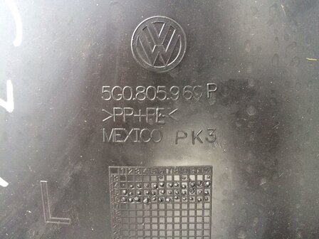 VW Golf 7 2017+ Modderkuip Wielkuip Nieuw Links 5G0805969P