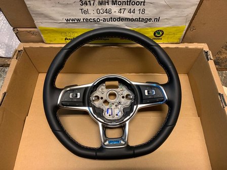 VW Golf 7 7.5 R R-Line Facelift Stuurwiel Stuur Nieuw F1 Flippers 5G0419091 