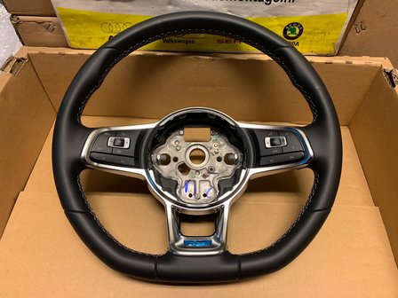 VW Golf 7 7.5 R R-Line Facelift Stuurwiel Stuur Nieuw F1 Flippers 5G0419091 