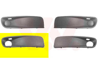 VW T5 LUCHTGRILLE ONDER Rechts Caravelle Multivan 7H5807490