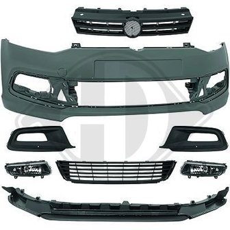 VW Polo 6R 6C R-line R Line R optik Voorbumper nieuw in primer