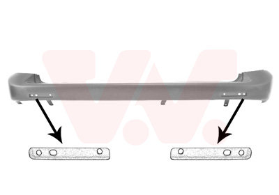 VW T5 Transporter achterbumper nieuw in primer