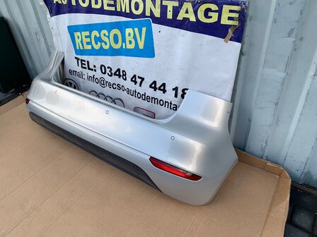 Golf 6 plus facelift achterbumper 4x pdc Silver LR7L Leaf P5