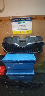 Skoda Fabia  2015 + Chrome grill grille 6V0853653