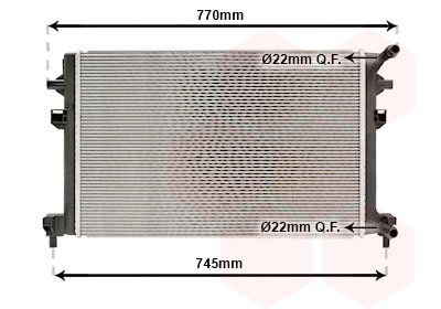 VW Golf 7 Audi A3 extra radiateur 5Q0121251GG 5Q0121251HQ