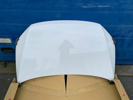Vw Caddy Motorkap Nieuw gespoten wit LB9A 2015 tot 2019