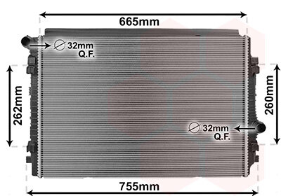 Golf 7 Radiateur 2.0 TDI  5Q0121251EN Valeo