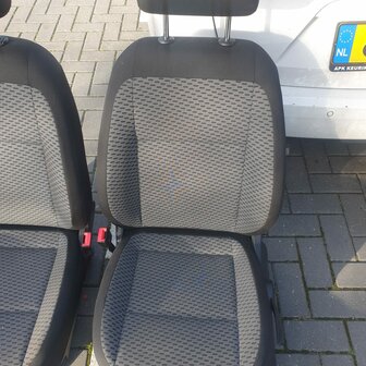 VW Caddy 3 interieur voor stoelen