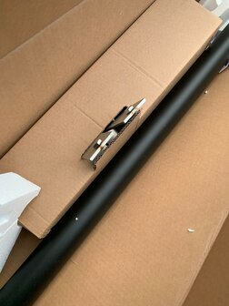 VW Transporter T5 T6 T6.1 Side bar zwart orgineel links