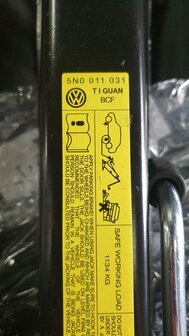 VW Tiguan Krik Set 5N0011031