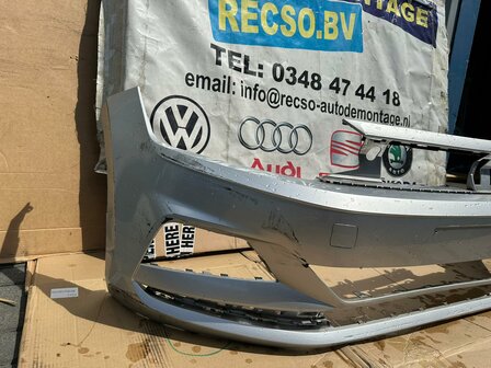 VW Polo 2G Voorbumper la7w zilver