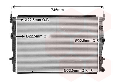 VW Caddy 2K7 Radiateur 5WA121251L 5WA121251