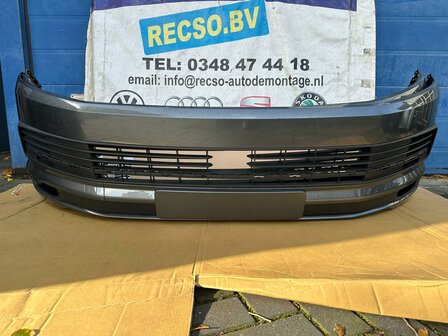 VW Transporter T6 Voorbumper Donker Grijs LR7H 7E5807221D