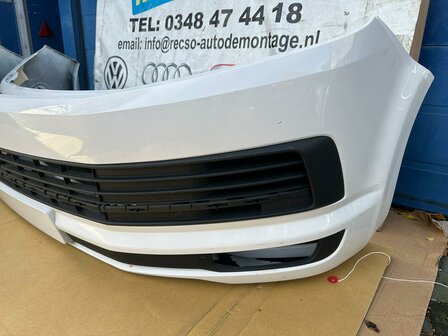 VW Transporter T6 Voorbumper wit orgineel 7E5807221D