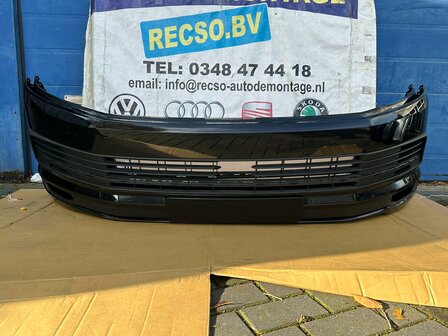 VW Transporter T6 Voorbumper zwart metallic 7E5807221D