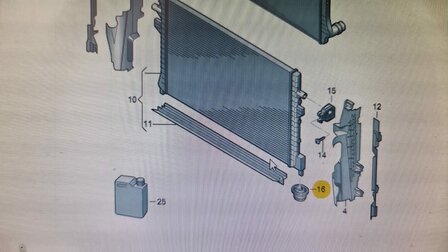 VW Audi Seat Skoda Radiateur bus 2X 1K0121367F