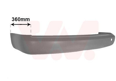 Vw Caddy 3 Achterbumper nieuw in primer 