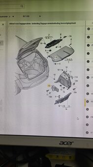 Seat ibiza 6f haakse lijst titaniumzwart  6F0858860B 82V 6F0858859B 82V