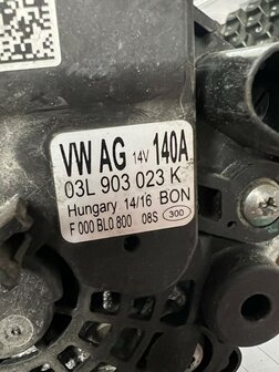 vw 1.6 tdi 2.0 tdi Gebruikte Dynamo 140a 03L903023K 04L903024S