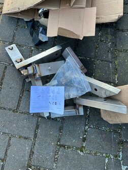 VW Transporter T5 T6 T6.1 Side bar rvs orgineel set