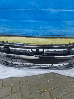 VW Polo 2G Voorbumper nieuw 6x pdc gaten zwart metallic LC9X