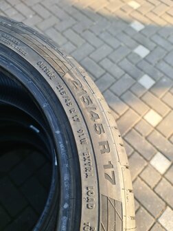 4x Continental zomer banden Nieuw dot 2024 215/40/18&nbsp;89W