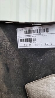 VW Touran 5T Achterbumper Urano grey
