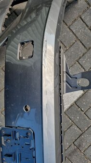 VW Polo 2G Voorbumper nieuw 4x pdc gaten grijs