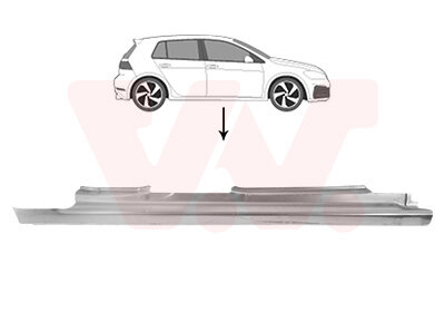 VW Golf 7 dorpen Rechts Snijdeel 5G4809052 5G4809052A