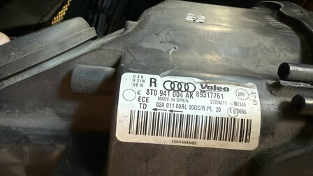 AUDI A5 8T XENON LED KOPLAMP RECHTS ORIGINEEL 8T0941004AK