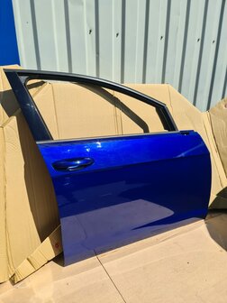 Golf 7 Deur Portier Rechts Voor nette staat Lapiz Blue LD5K