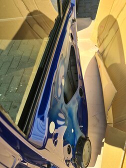 Golf 7 Deur Portier Rechts achter nette staat Lapiz Blue LD5K