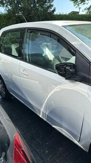 VW UP Deur portier rechst voor wit LB9A