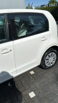 VW UP Deur portier links achter wit LB9A
