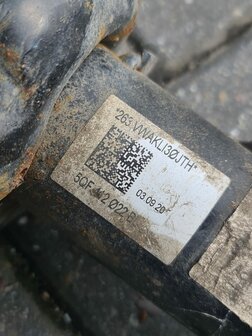 VW Tiguan veerpoot 5QF413031BL 5QF412022BL