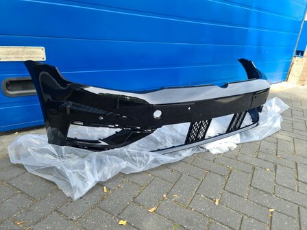 VW Golf 7,5 Voorbumper 4x PDC Zwart LC9X NIEUW IMITATIE