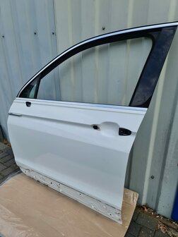 VW Tiguan 5NA Links Voor Portier deur wit LC9A