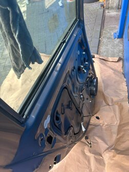VW Polo 6R 6C deur Portier Links Achter donker grijs LD7R